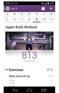 Fitocracy Workout Fitness Log